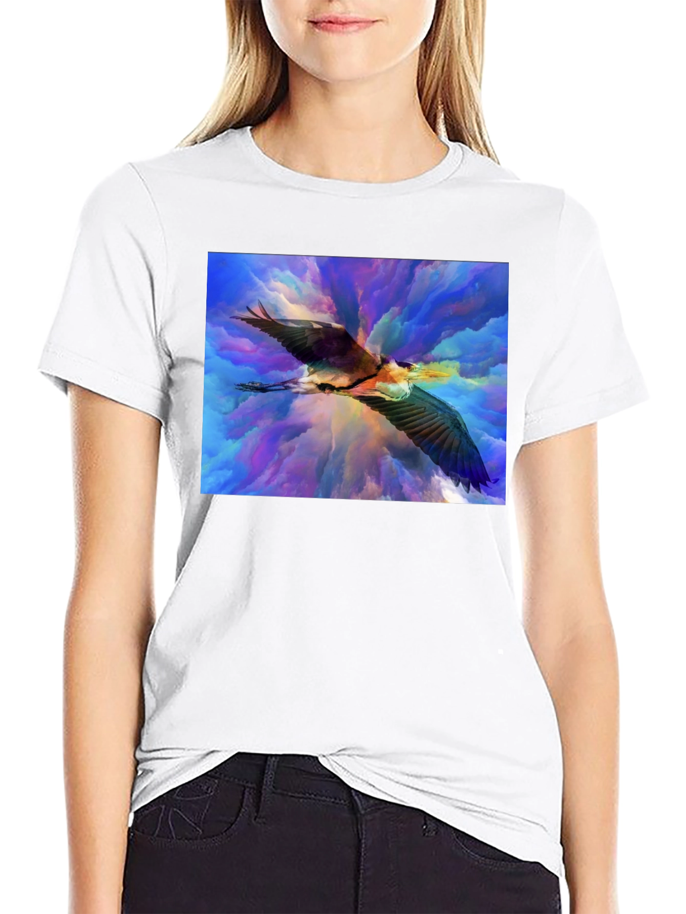 Heron Flight Graphic Tee