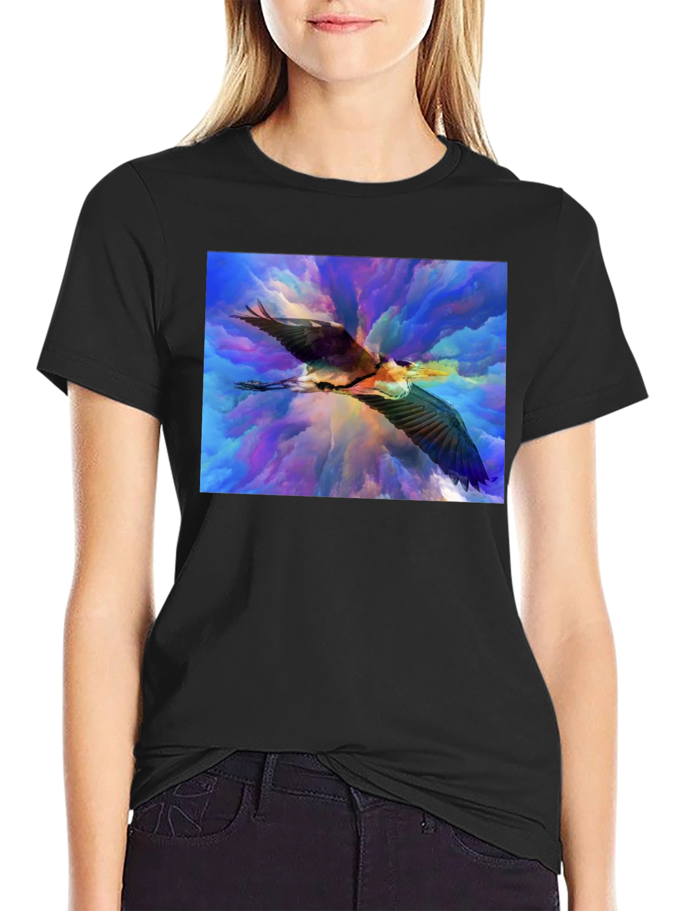 Heron Flight Graphic Tee