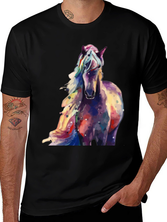Colorful Horse Graphic Tee