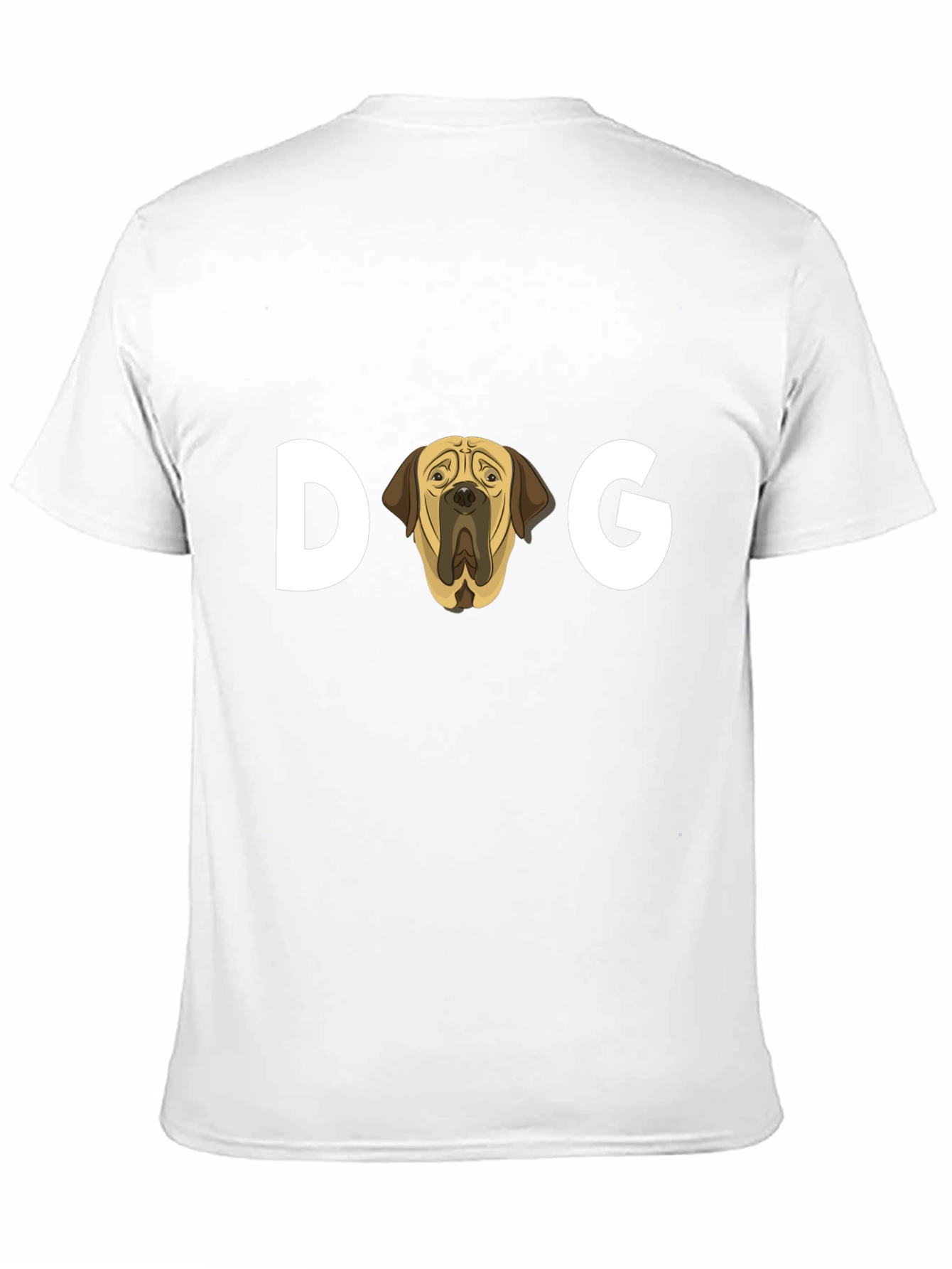 Dog Graphic Tee - Black Short Sleeve Shirt
