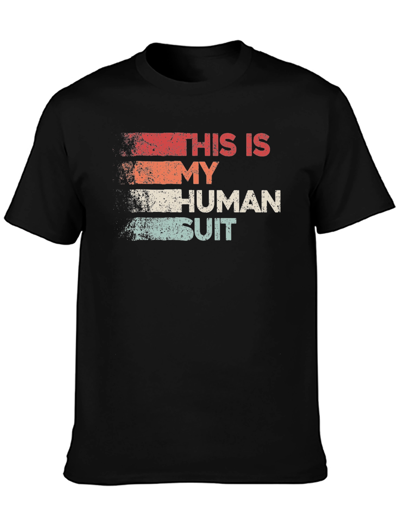 Human Suit Graphic Tee - Black