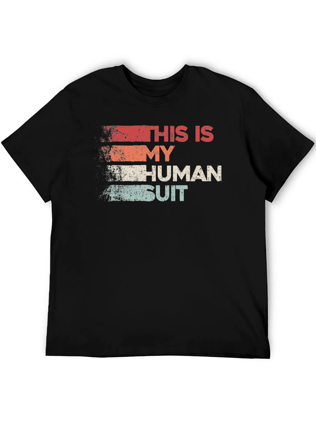 Human Suit Graphic Tee - Black