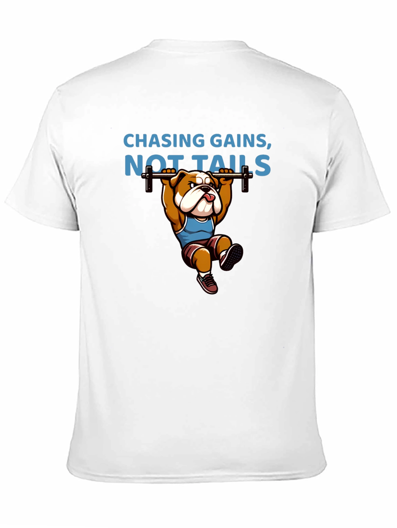 Chasing Gains Bulldog Gym T-Shirt