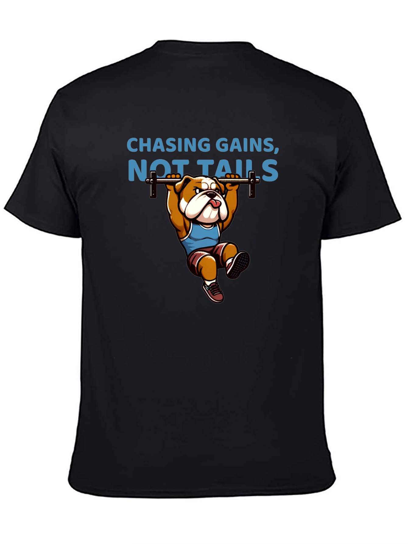 Chasing Gains Bulldog Gym T-Shirt