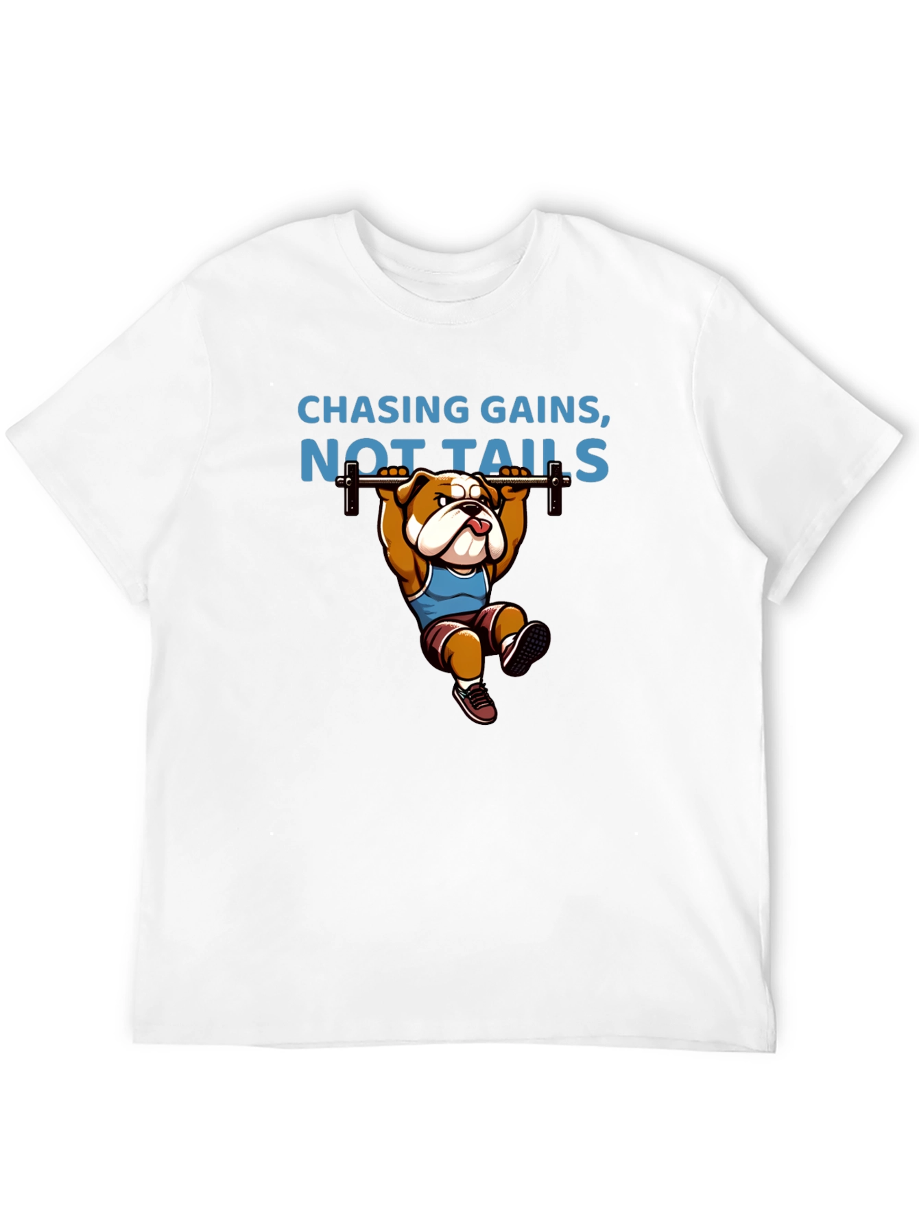 Chasing Gains Bulldog Gym T-Shirt