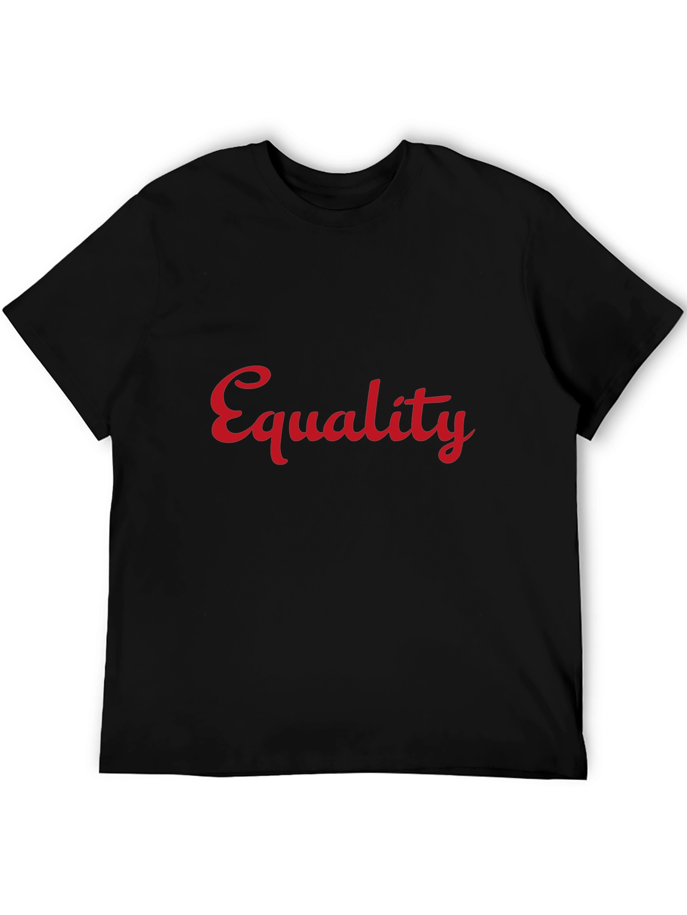 Equality Graphic Tee - Black Crew Neck