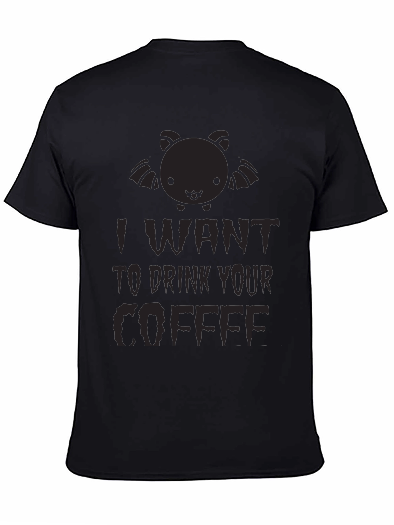 I Want to Drink Your Coffee Bat Graphic Tee
