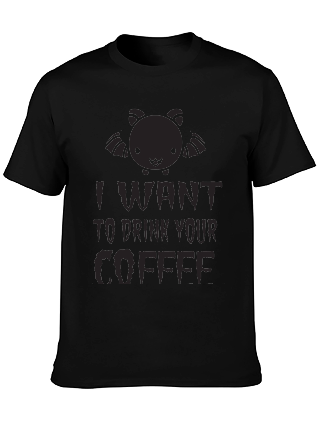I Want to Drink Your Coffee Bat Graphic Tee