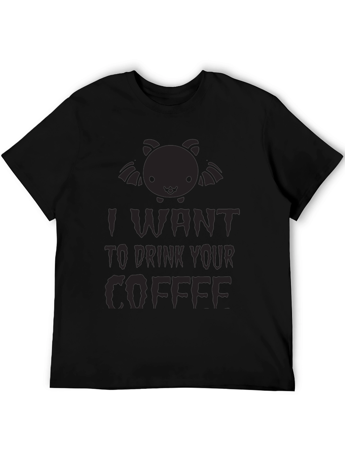 I Want to Drink Your Coffee Bat Graphic Tee