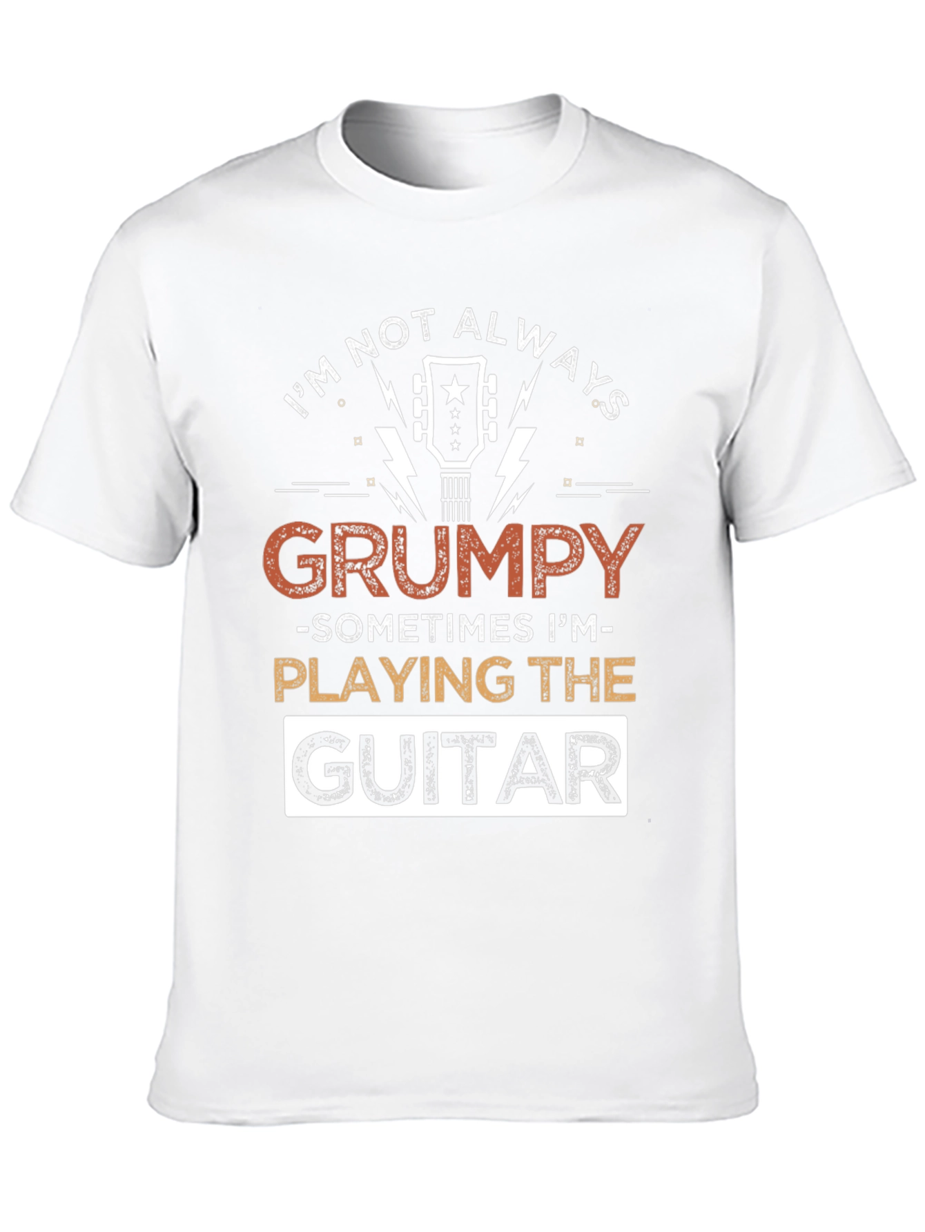 Grumpy Guitar Player T-Shirt - Music Lover Tee