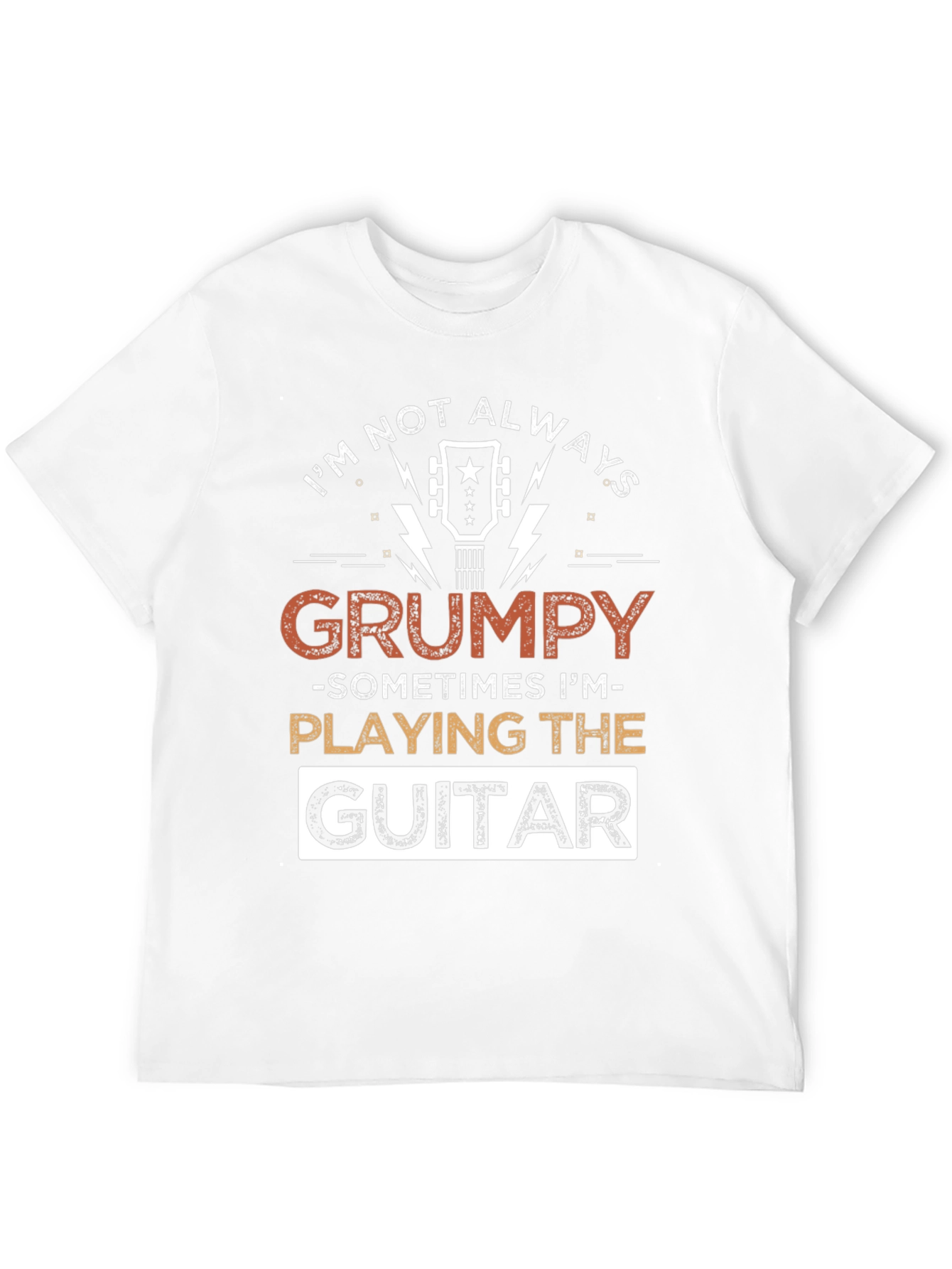 Grumpy Guitar Player T-Shirt - Music Lover Tee