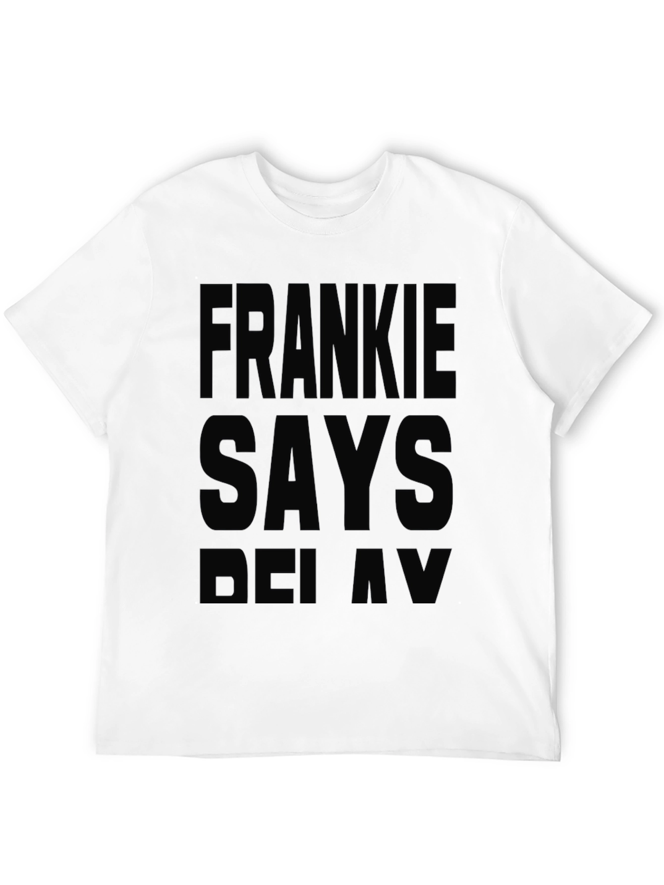 Frankie Says Relax Black T-Shirt