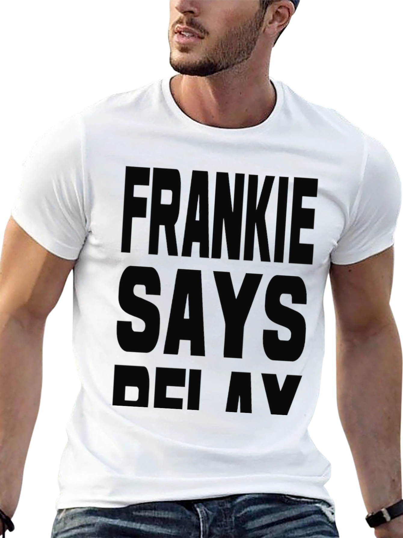Frankie Says Relax Black T-Shirt