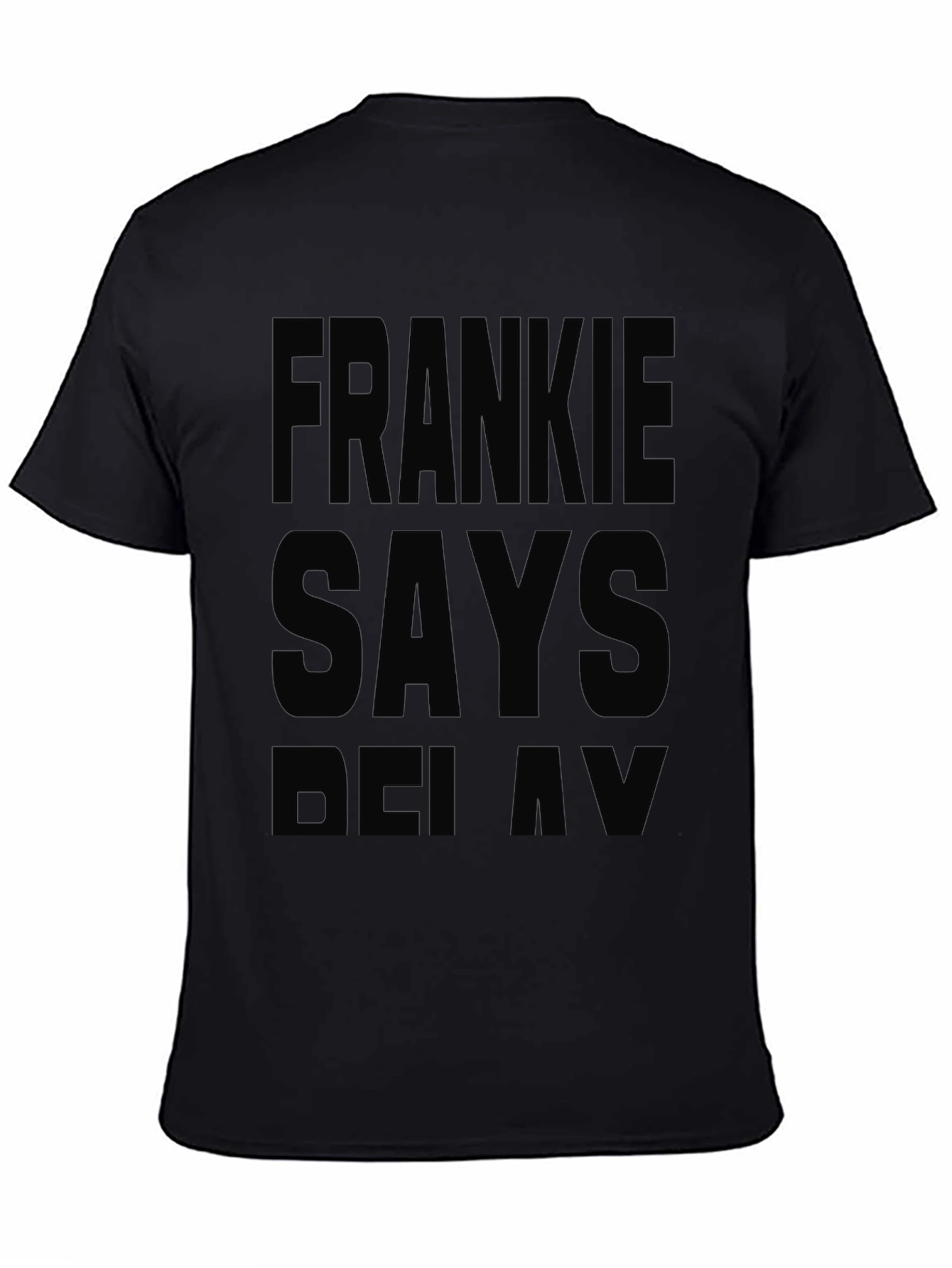 Frankie Says Relax Black T-Shirt