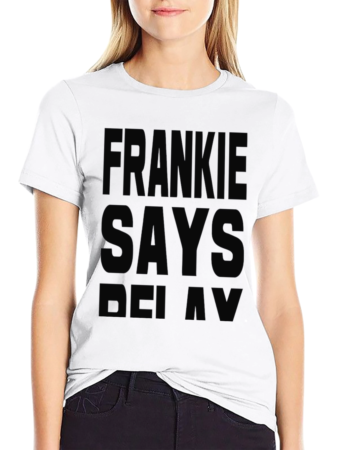 Frankie Says Relax Black T-Shirt