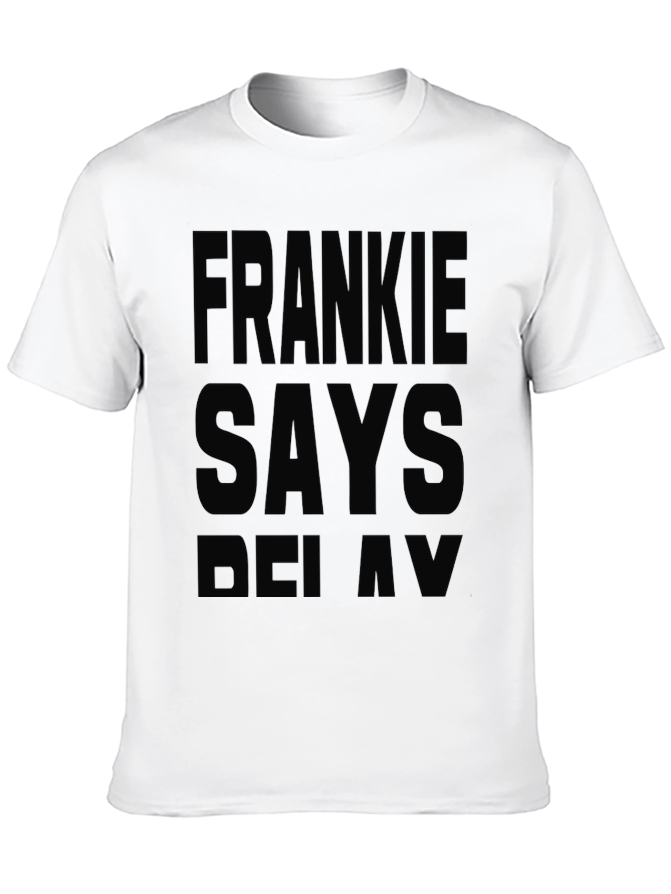 Frankie Says Relax Black T-Shirt