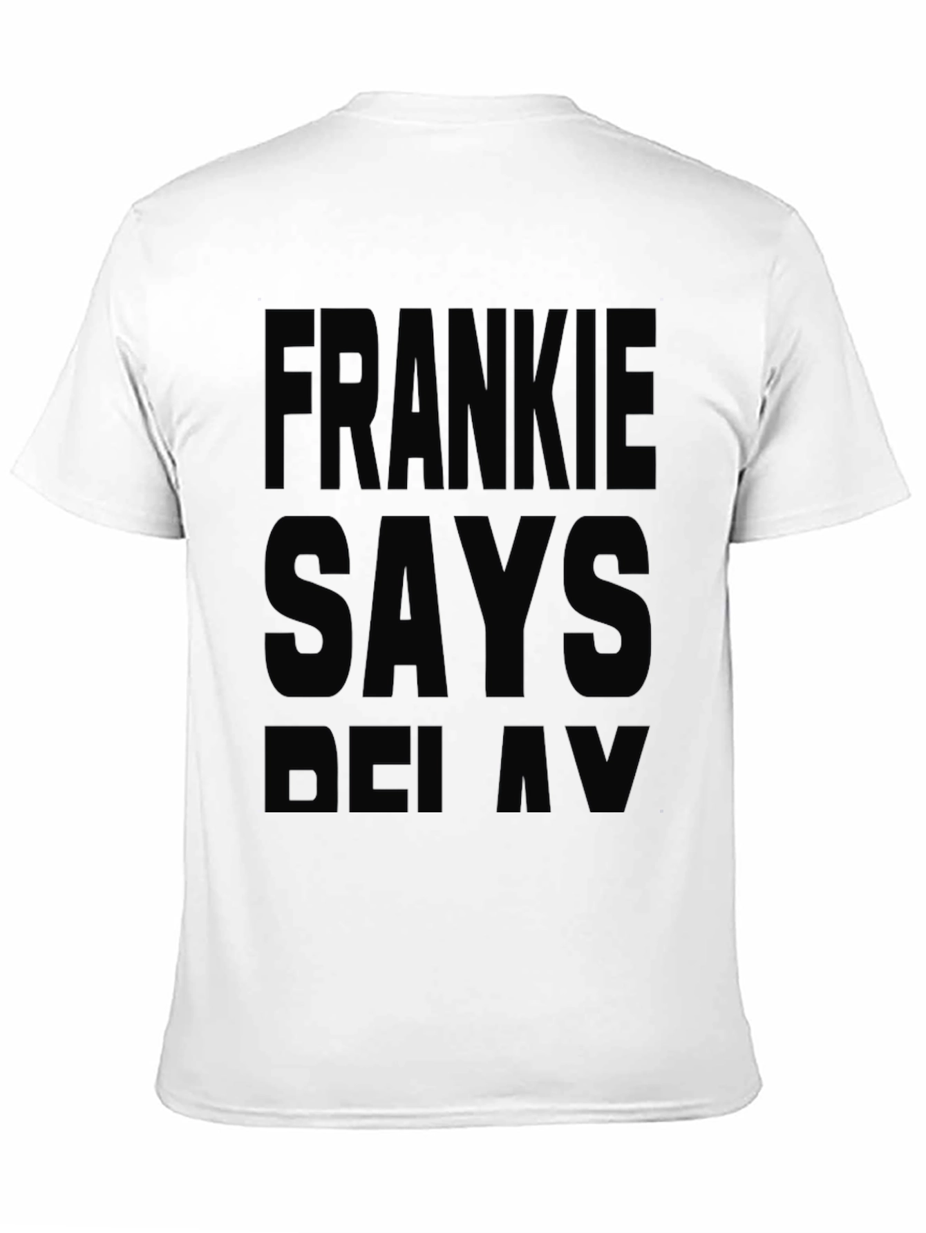 Frankie Says Relax Black T-Shirt