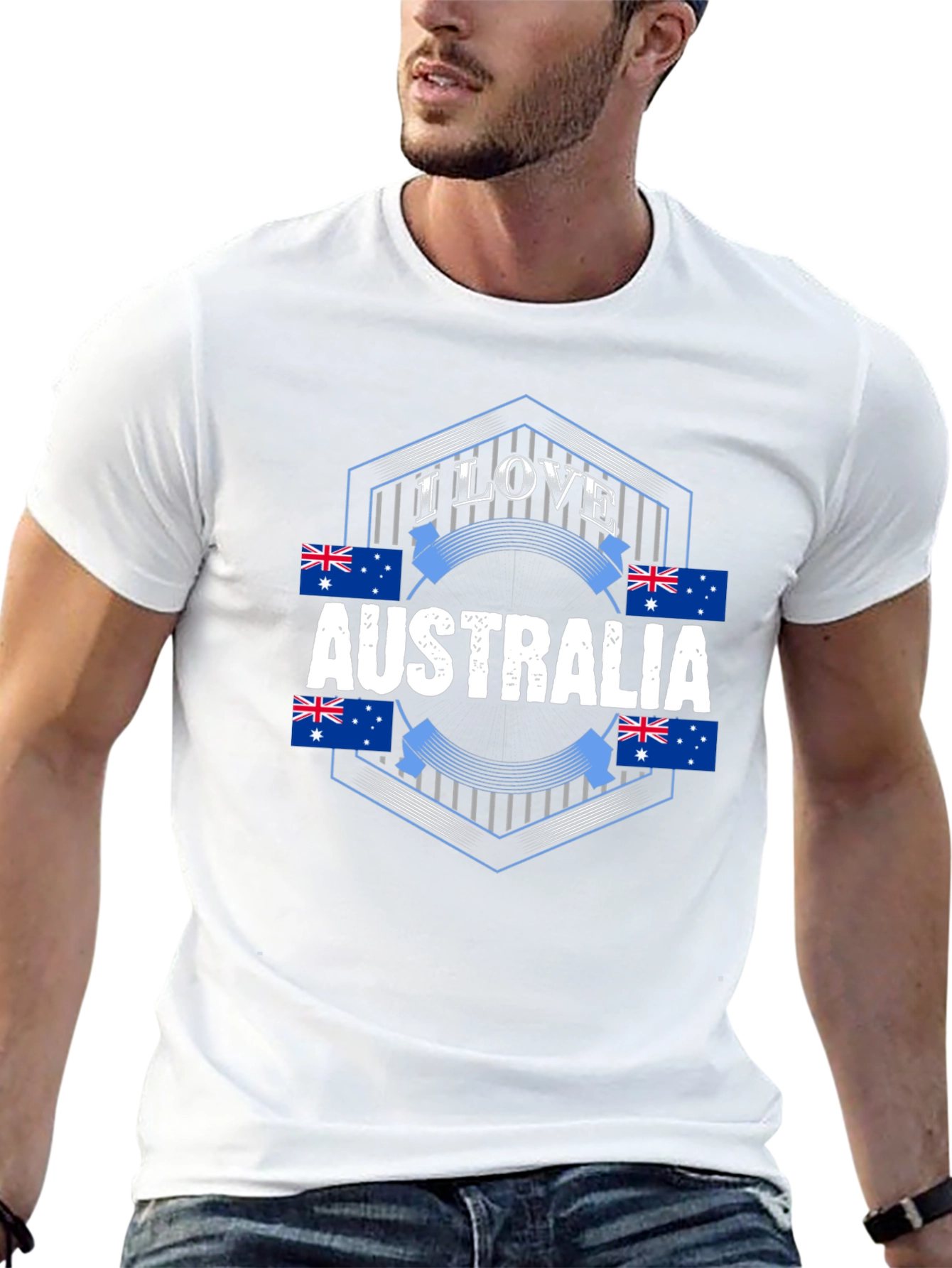 I Love Australia Graphic Tee