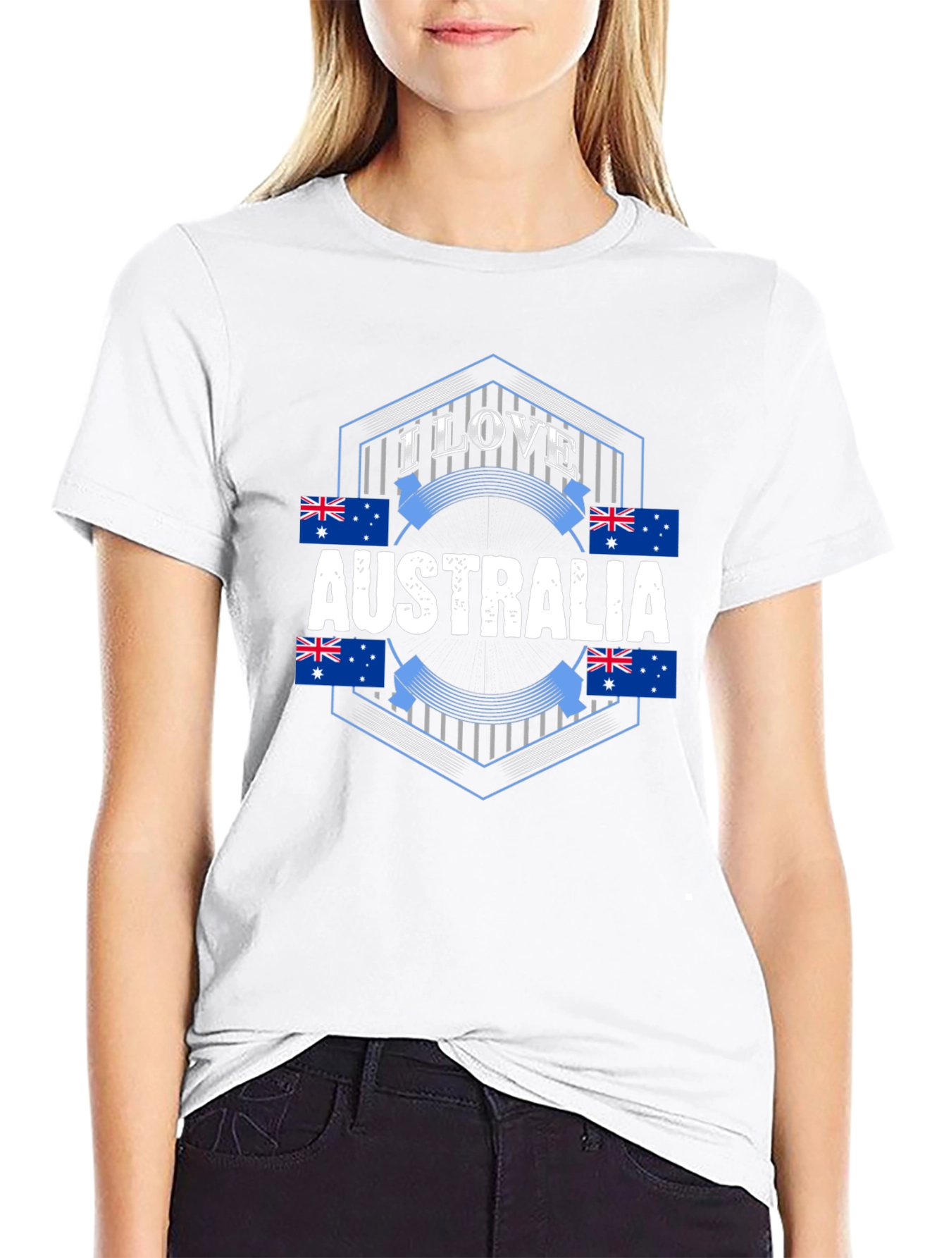 I Love Australia Graphic Tee