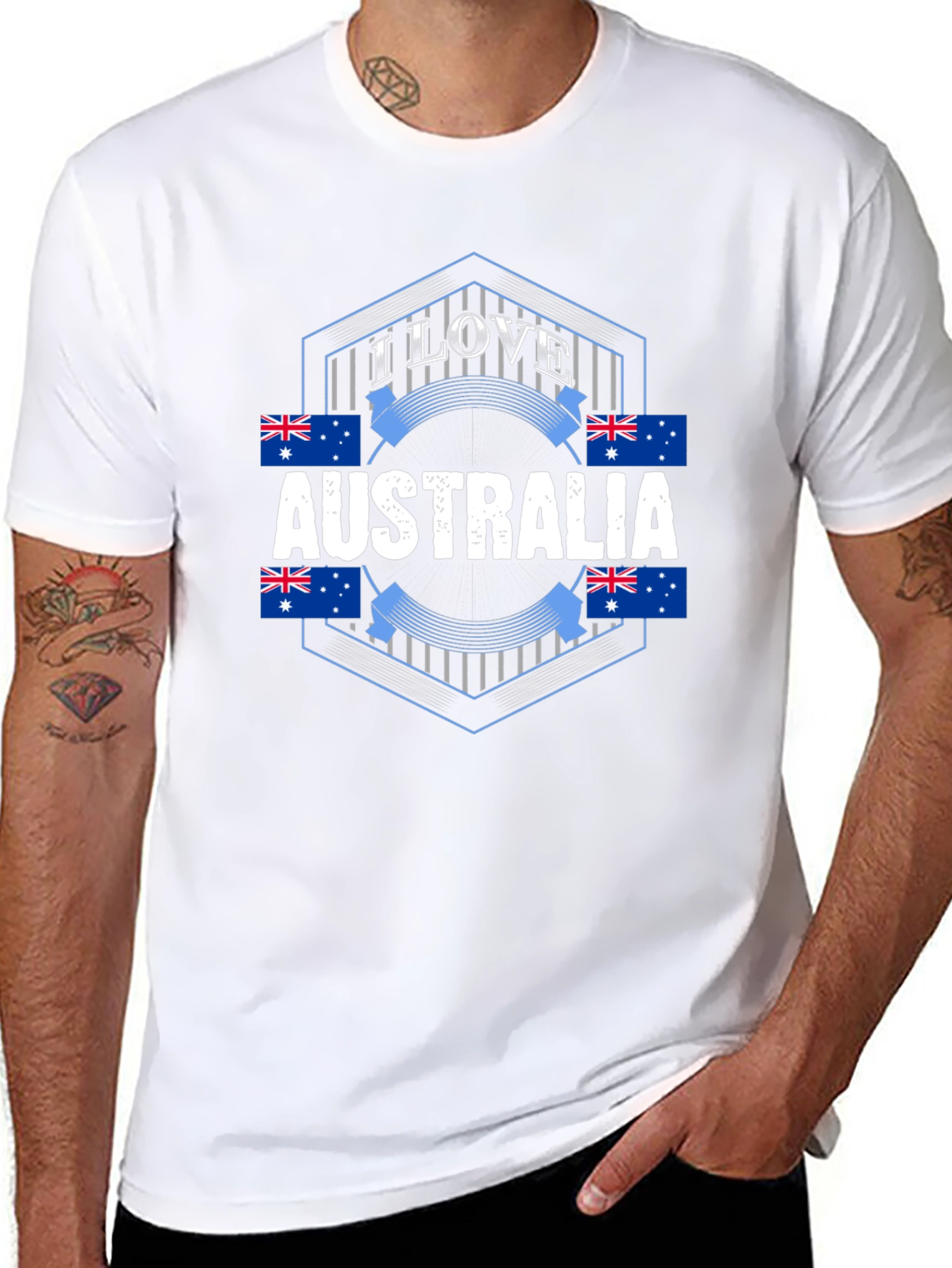I Love Australia Graphic Tee