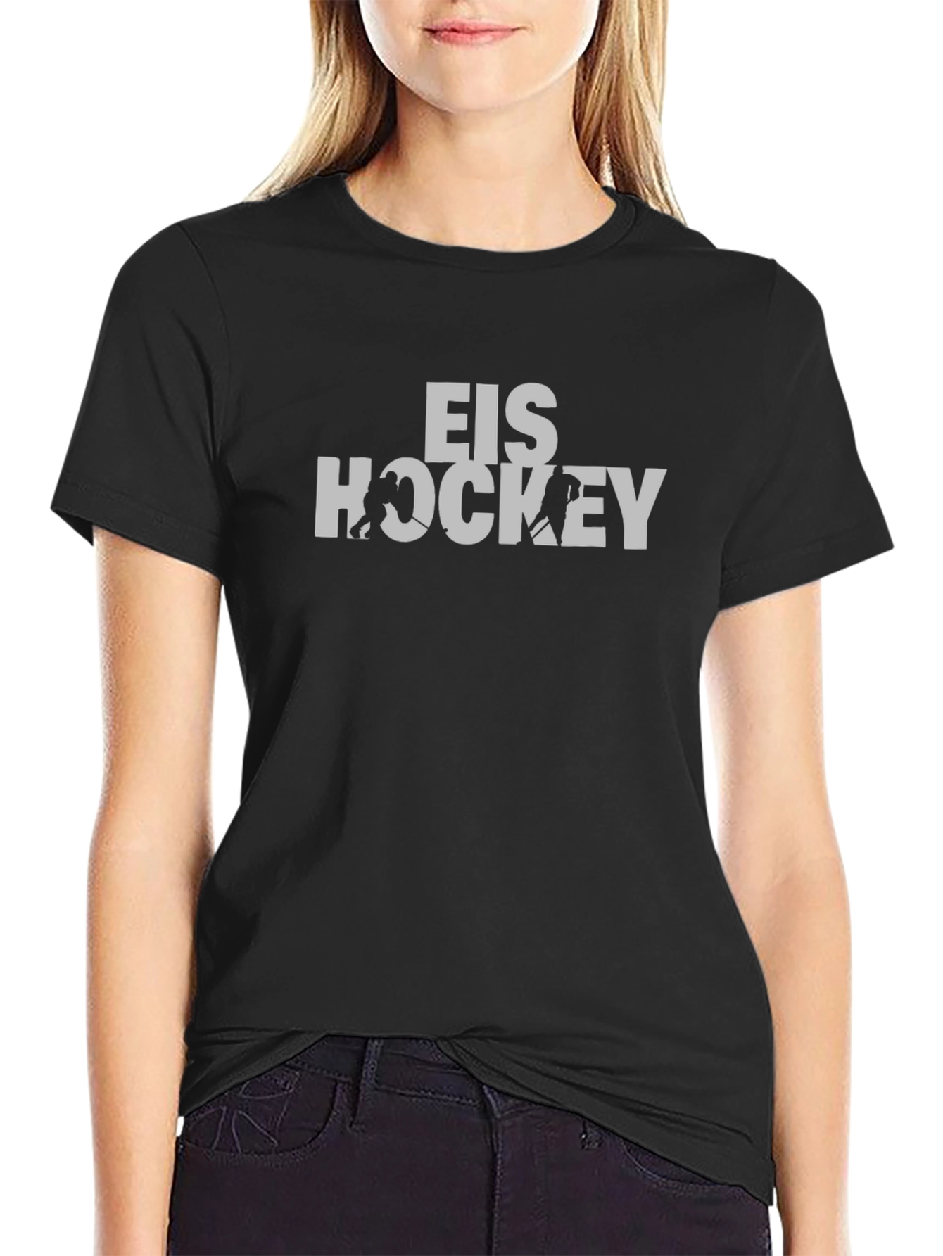 Eis Hockey Graphic Tee - Sporty Casual Style
