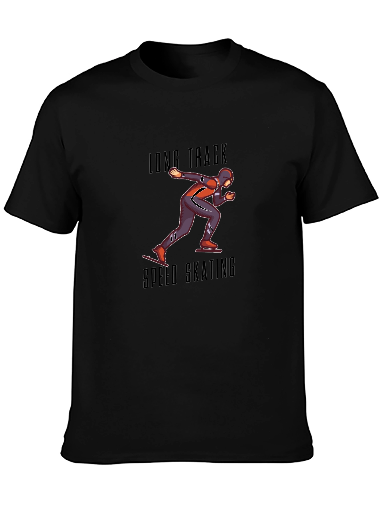 Long Track Speed Skating Graphic Tee