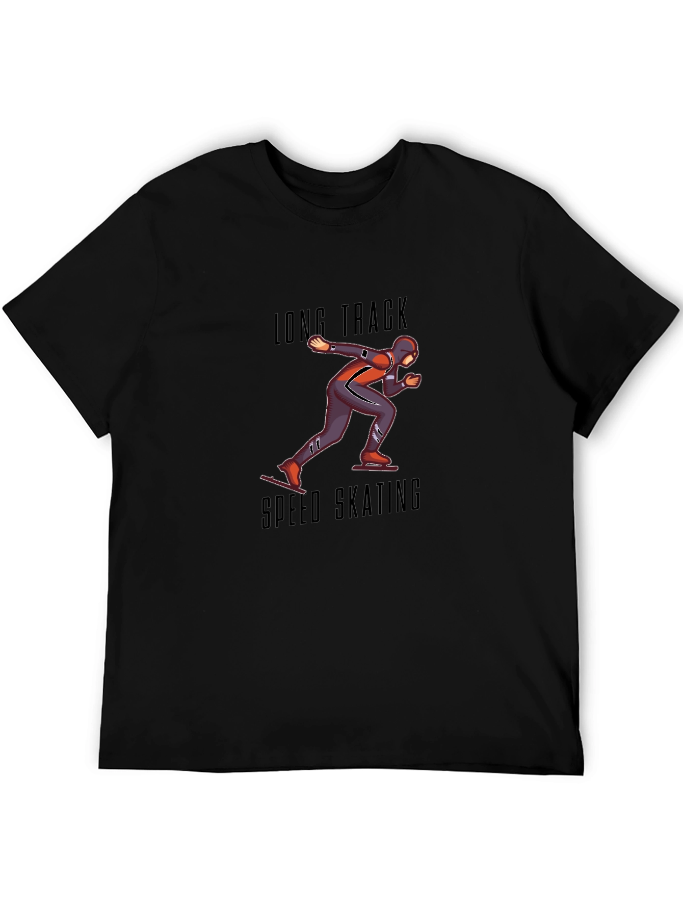 Long Track Speed Skating Graphic Tee