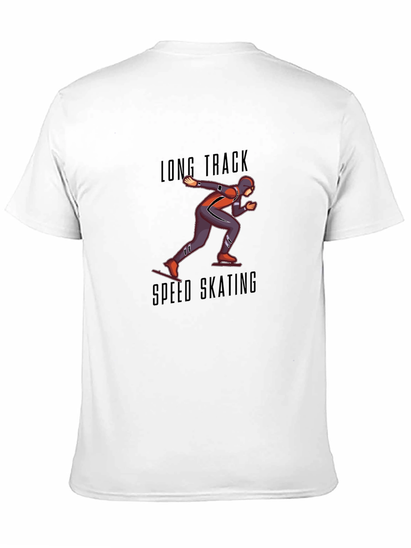 Long Track Speed Skating Graphic Tee