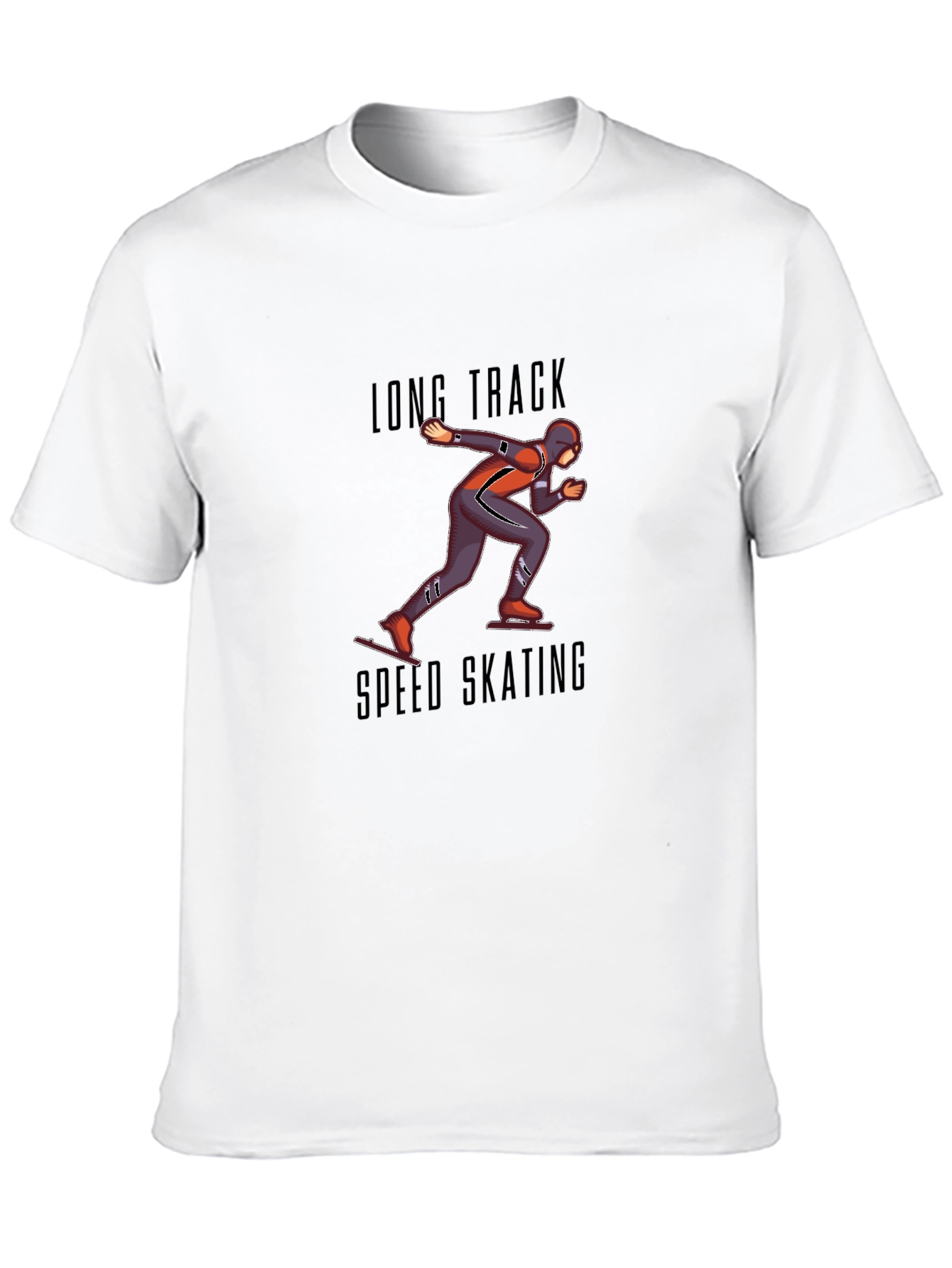 Long Track Speed Skating Graphic Tee