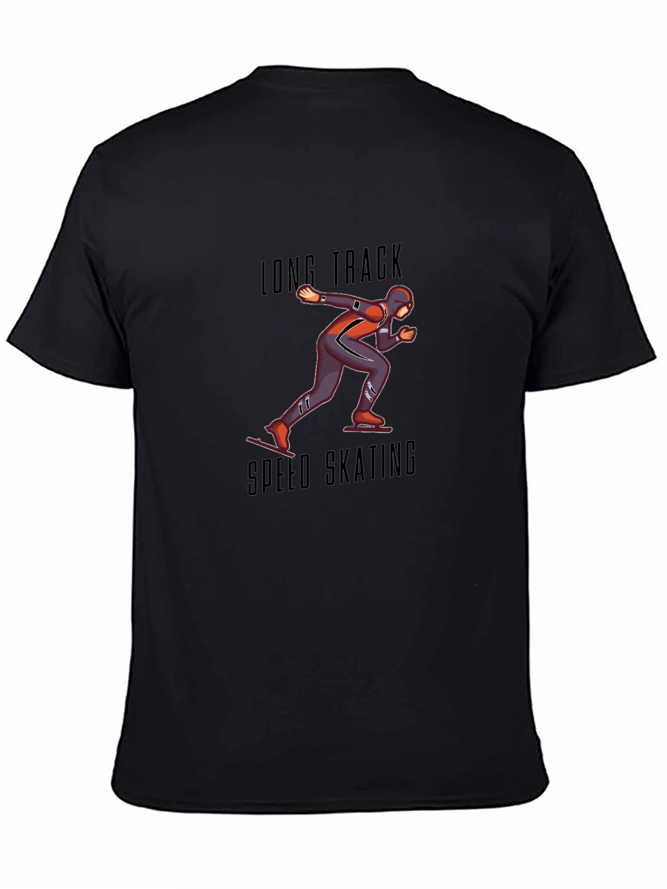 Long Track Speed Skating Graphic Tee