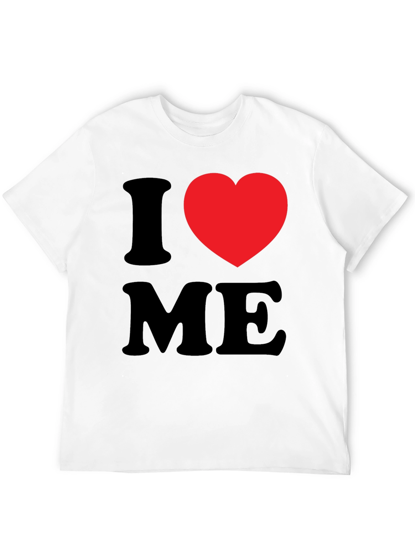 I Heart Me T-Shirt - Black Bold Statement Tee
