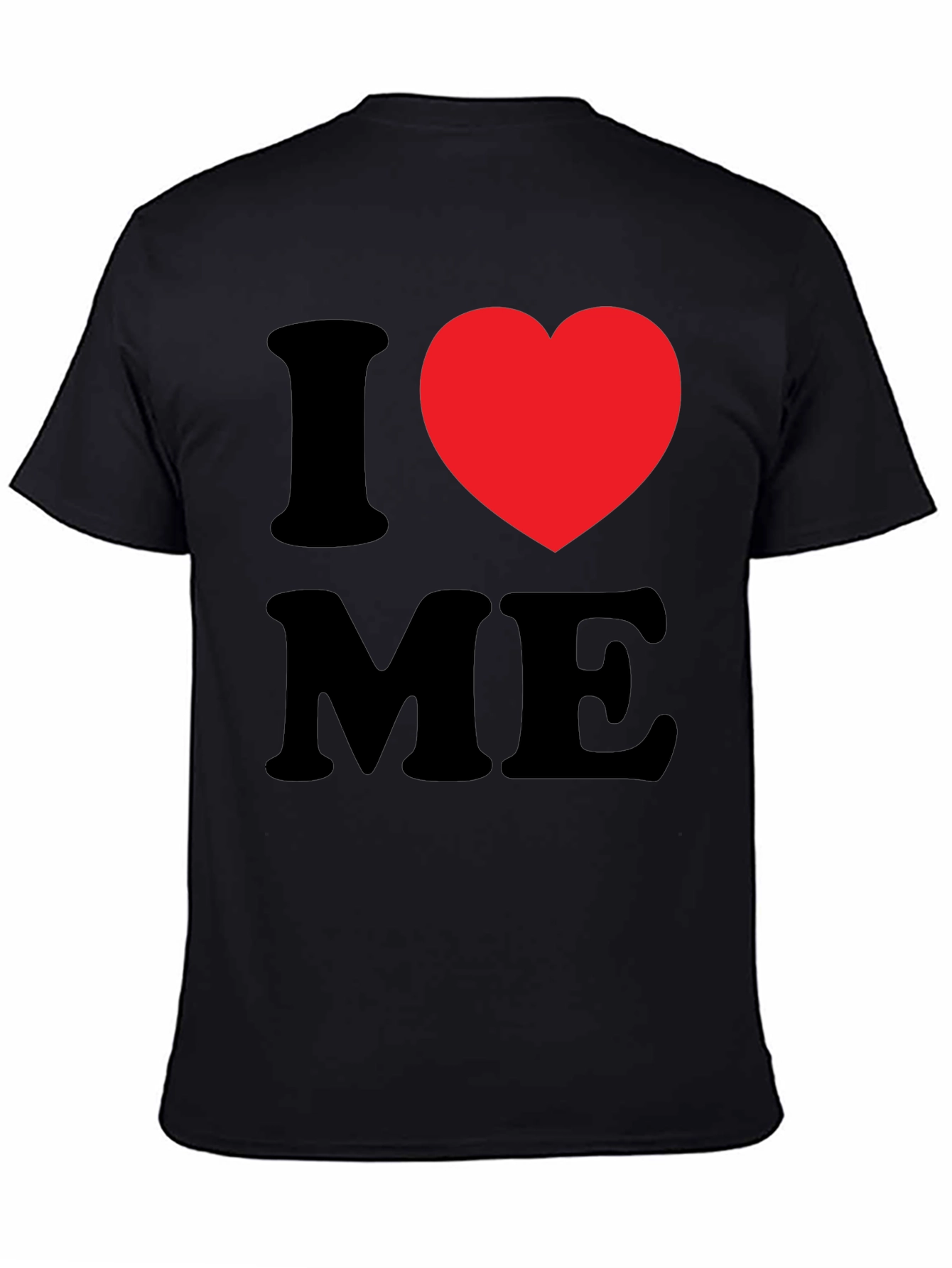I Heart Me T-Shirt - Black Bold Statement Tee