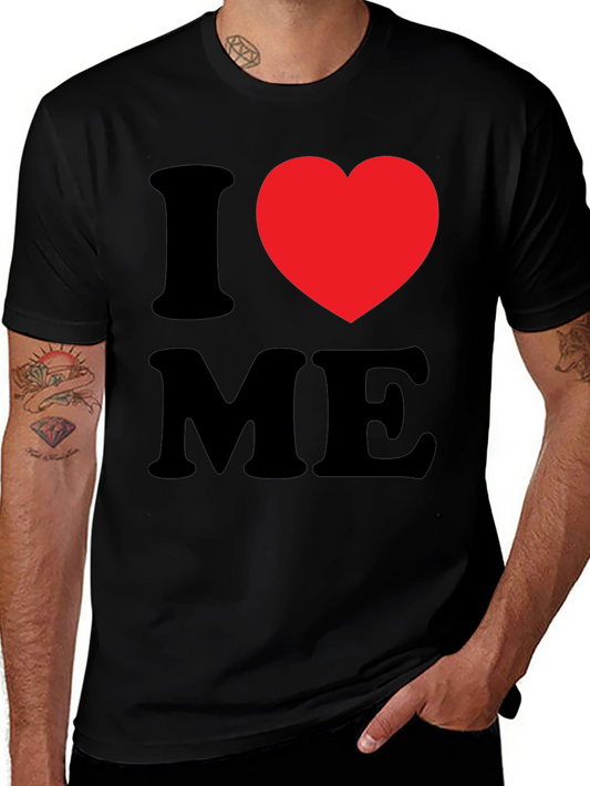 I Heart Me T-Shirt - Black Bold Statement Tee