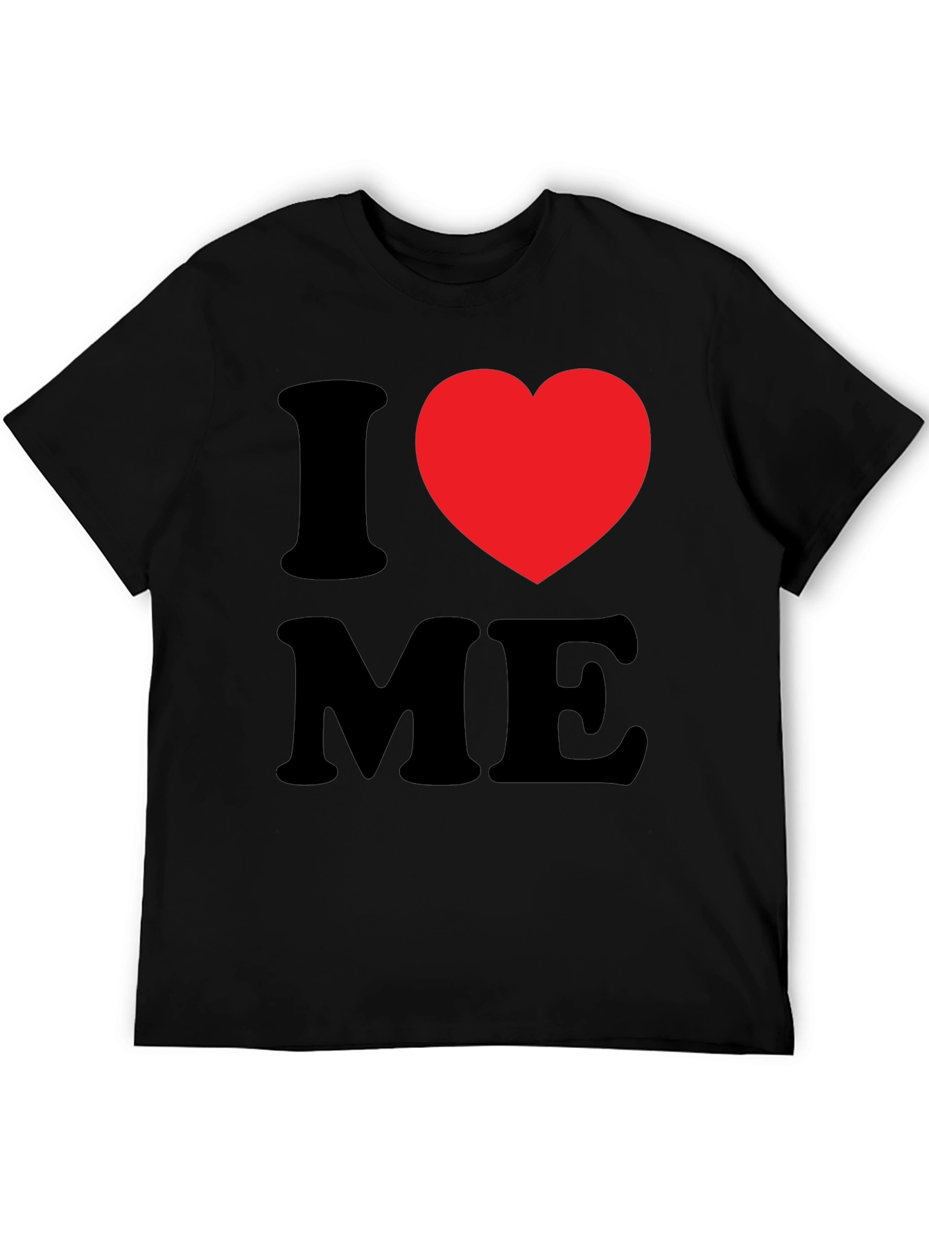 I Heart Me T-Shirt - Black Bold Statement Tee