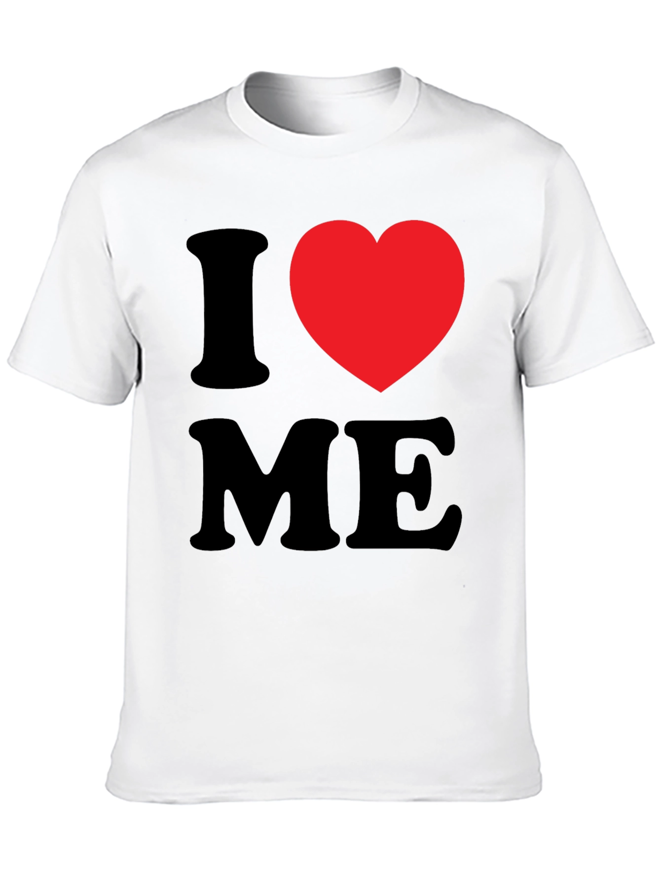 I Heart Me T-Shirt - Black Bold Statement Tee