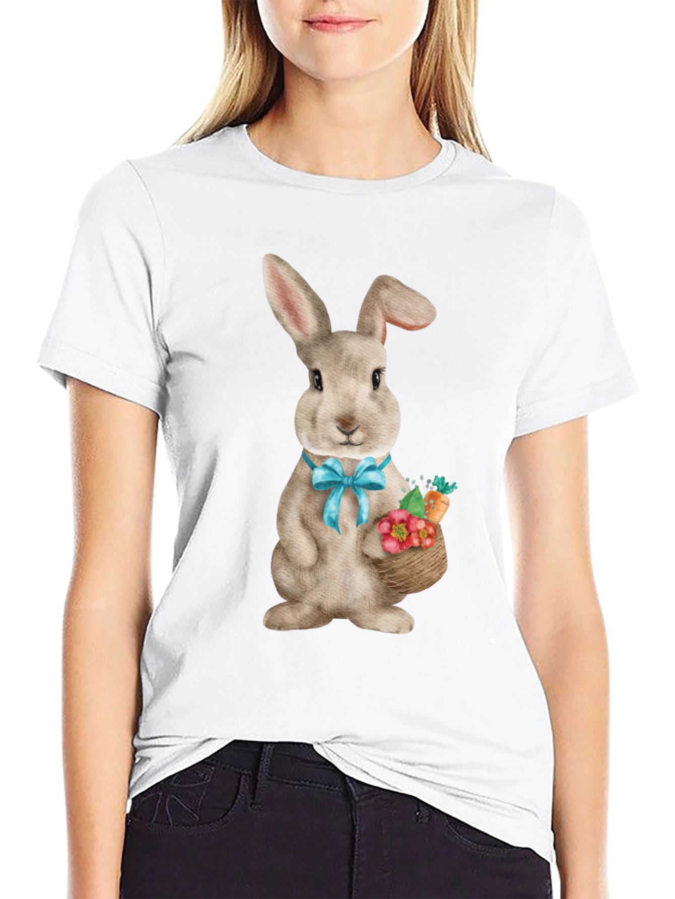 Easter Bunny T-Shirt - Cute Spring Design